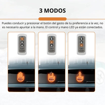 MANO LED CON GESTO PARA AUTO + ENVÍO GRATIS